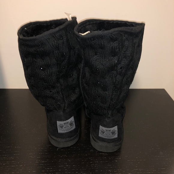 Juicy Couture knitted winter and snow boots size 5 - Picture 3 of 7